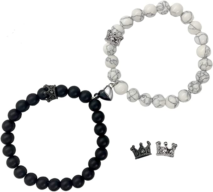 "The King & The Queen" Magnetic Bracelets