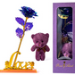 Forever Space rose (included teddy bear)
